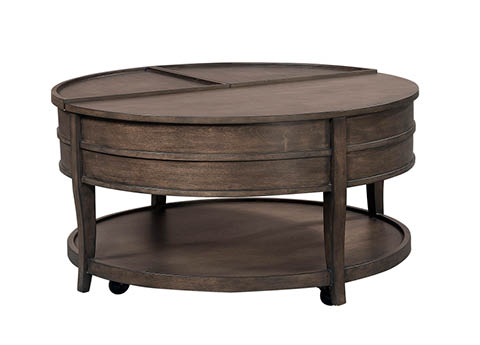 Lift Top Round Cocktail Table - Blakely