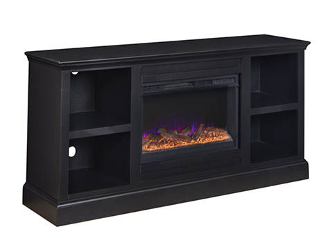 aspenhome Fireplace Consoles - Byron 66" Fireplace Console MBB