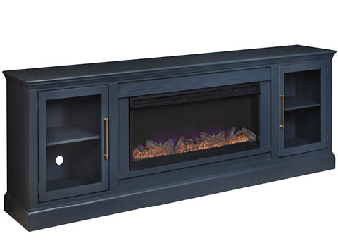 aspenhome Fireplace Consoles - Byron 98" Fireplace Console MBB