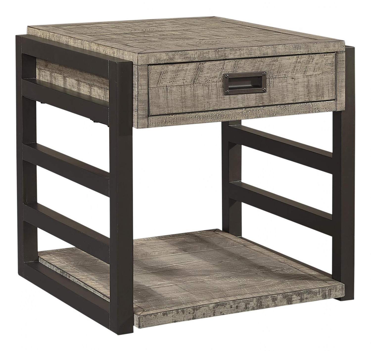 Grayson End Table in the Cinder Grey finish