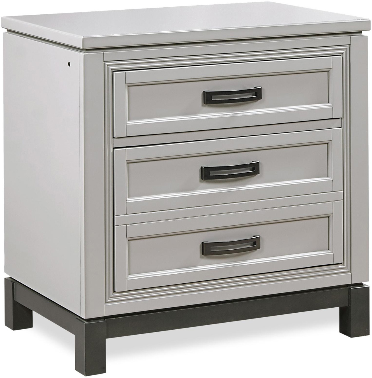 Hyde Park Liv.360 Nightstand in the Gray Paint finish
