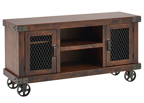aspenhome DN1055-FRT - Industrial 55" Console DN