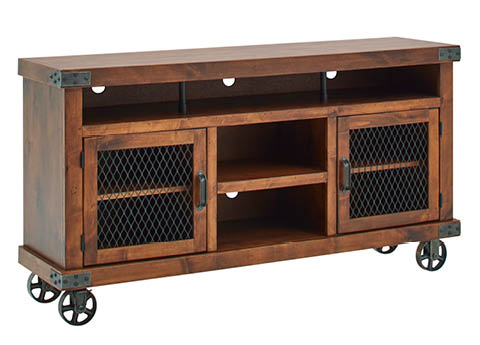 aspenhome DN1065-FRT - Industrial 65" Console DN