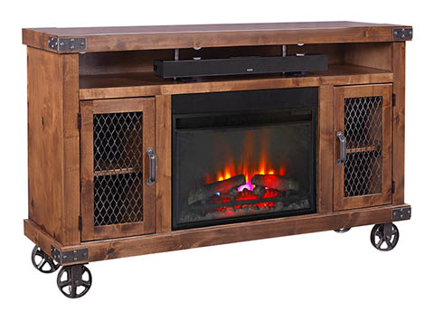 aspenhome Fireplaces - Industrial 62" Fireplace Console DN