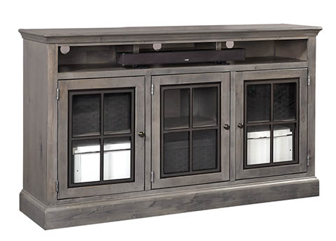 aspenhome DR1243GRP1 - Churchill 66" Highboy Console w/ 3 Doors DR