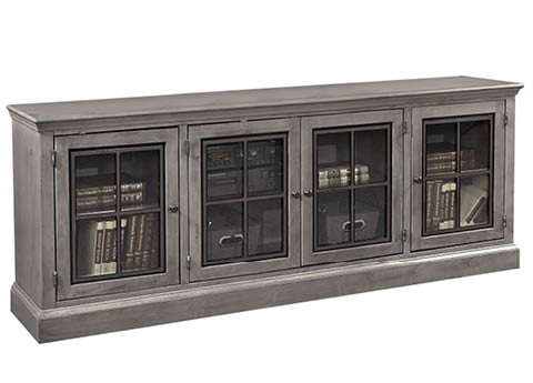 aspenhome DR1260-GRY - Churchill 84" Console w/ 4 Doors DR