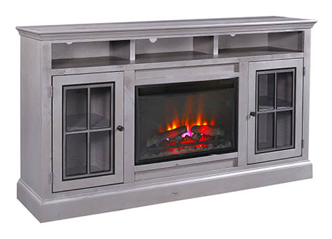 aspenhome Fireplaces - Churchill 70" Highboy Fireplace Console DR