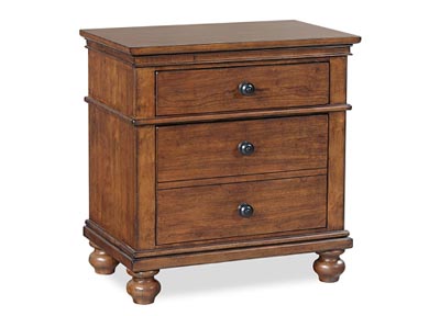 aspenhome I07-450-WBR - Oxford 2 Drawer Nightstand I07