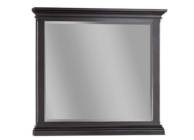 aspenhome I07-462-BLK - Oxford Landscape Mirror I07