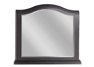 aspenhome I07-463-BLK - Oxford Arched Mirror I07