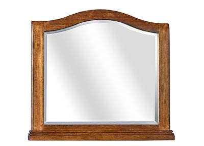 aspenhome I07-463-WBR - Oxford Arched Mirror I07