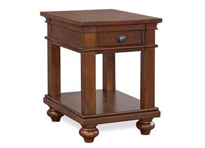 aspenhome Chairside Table - Whiskey Brown