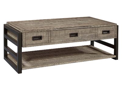 aspenhome Lift Top Cocktail Table - Cinder Grey