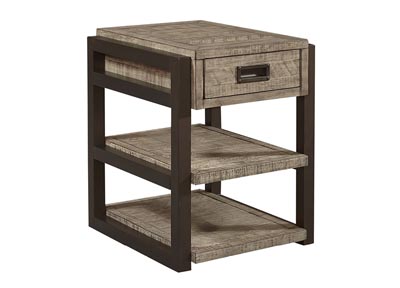 aspenhome Chairside Table - Cinder Grey