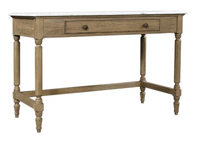 aspenhome Writing Desk w/ Marble Top - Patine