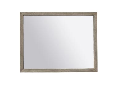 aspenhome Landscape Mirror - Gray Linen