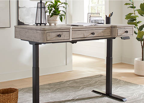 aspenhome I256-360T - Zane 60" Lift Desk I256