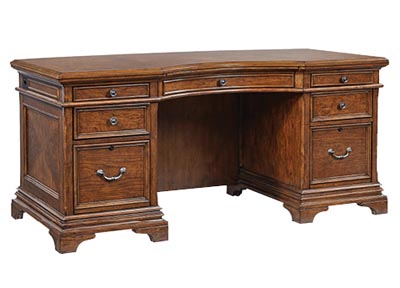 aspenhome I26-303-1 - Hawthorne 66" Curved Exec Desk I26