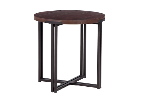 aspenhome Round End Table - Umber