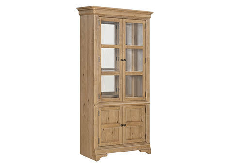 aspenhome I3290-336 - Chateau Philippe Glass Door Bookcase I3290