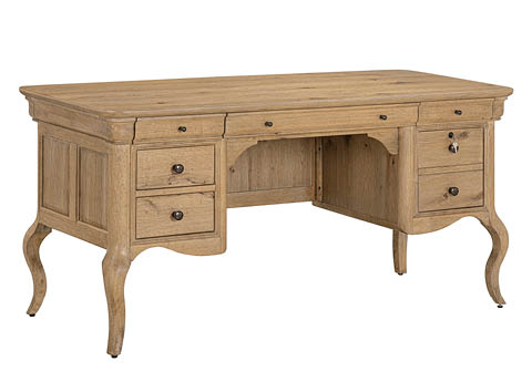 aspenhome I3290-371 - Chateau Philippe 64" Half Ped Desk I3290