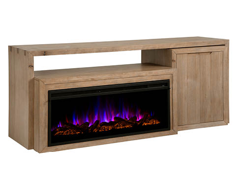 aspenhome I3342-276-LIT - Lyndon 75" Console w/Fireplace I3342