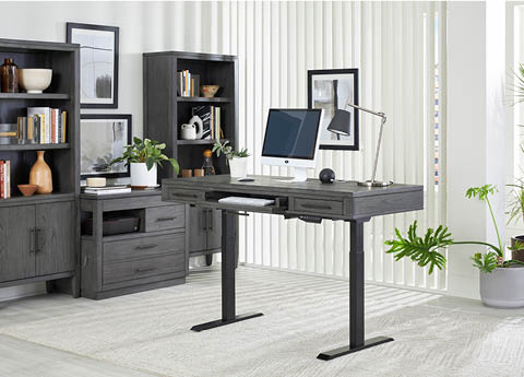 aspenhome Desks - Standing - Preston 60" Lift Desk I597