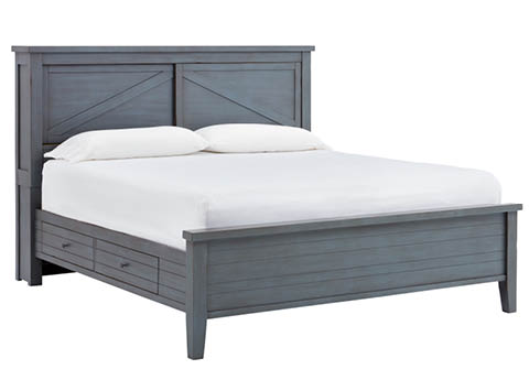 aspenhome Beds - Pinebrook Bookcase Bed I629
