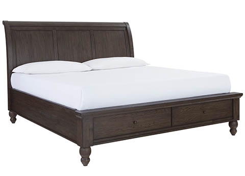 aspenhome Beds - Cambridge Sleigh Bed ICB