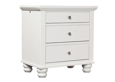 aspenhome ICB-450-WHT-3 - Cambridge Liv360 Nightstand ICB