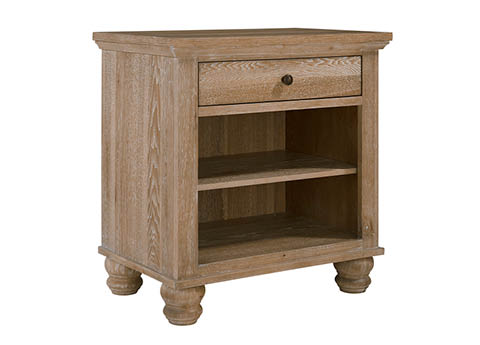 aspenhome ICB-451-KHK-1 - Cambridge 1 Drawer Nightstand ICB