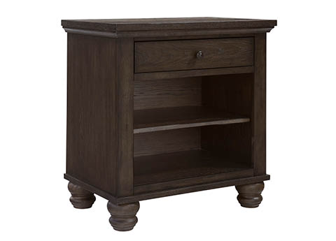 aspenhome ICB-451-PPR-1 - Cambridge 1 Drawer Nightstand ICB