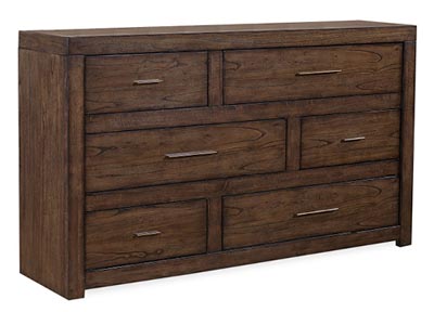 aspenhome IML-453-BRN - Modern Loft Dresser IML