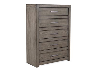 aspenhome Chests-Chiffarobes - Modern Loft 5 Drawer Chest IML