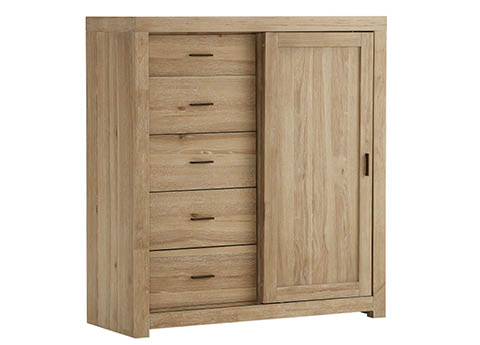 aspenhome Chests-Chiffarobes - Modern Loft Sliding Door Chest IML
