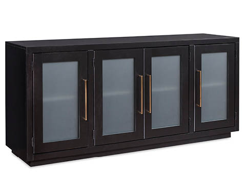 aspenhome MAA1240-BLK - Perry 66" Console w/ 4 Doors MAA