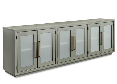 aspenhome MAA1270-BLK - Perry 97" Console w/ 6 Doors MAA