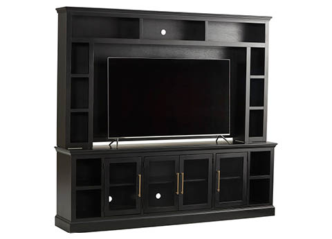 aspenhome TV Consoles-Hutches - Byron 98" Console & Hutch MBB