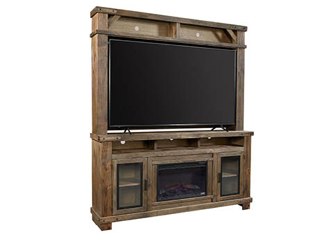 aspenhome TV Consoles-Hutches - Sawyer 79" Fireplace Console & Hutch WDO