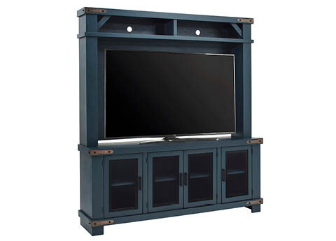 aspenhome MOHEMGRP1 - Sawyer 78" Console & Hutch WDO