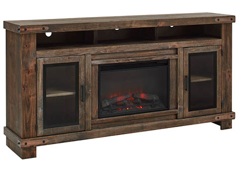aspenhome WDO1952-BDL - Sawyer 79" Highboy Fireplace Console WDO