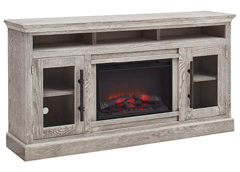 aspenhome Fireplace Consoles - Manchester 73" Highboy Fireplace Console WKM