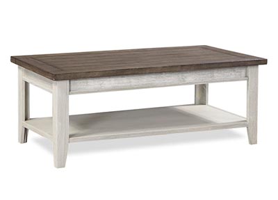aspenhome Cocktail Table - Drifted White