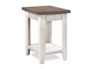 aspenhome Chairside Table - Drifted White